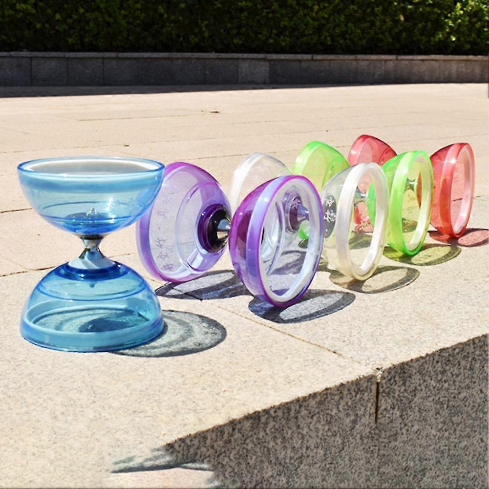 Diabolo Yoyo Elderly People Toy Kids Juggling Fitness Set Tpu Toy for Child Bearing Classic()
