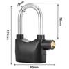 New Built-in Movement Sensor Security 110db Siren Alarm Lock Universal Anti-Theft Padlock for Bicycle Motorcycle Door Gate 4
