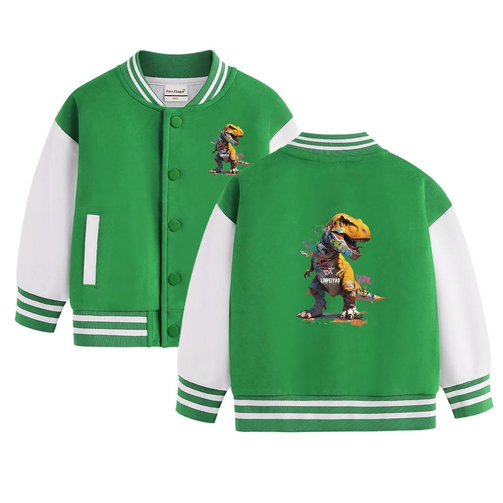 Herbst & Winter Jungen Baseballjacke mit Fleecefutter - Warm, Trendy, Verdickte Oberbekleidung für Kindergarten und Coole Schuluniformen