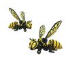 Cyberpunk Bee 3d Printed Ring Crafted From Smooth 8.5 Cm 1 Pc