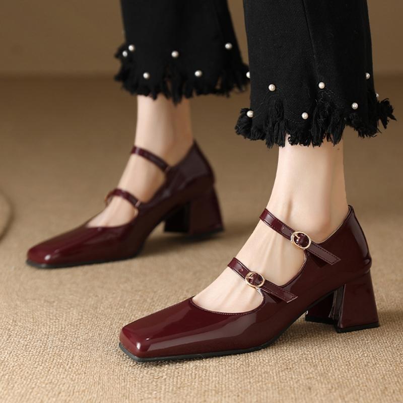 Módní Elegantní Dámské Podpatky Velká Velikost 45 Lodičky Mary Janes Boty Černá Stříbrná Zelená Fialová Podpatkové Kancelářské Svatební Boty Pro Dívky