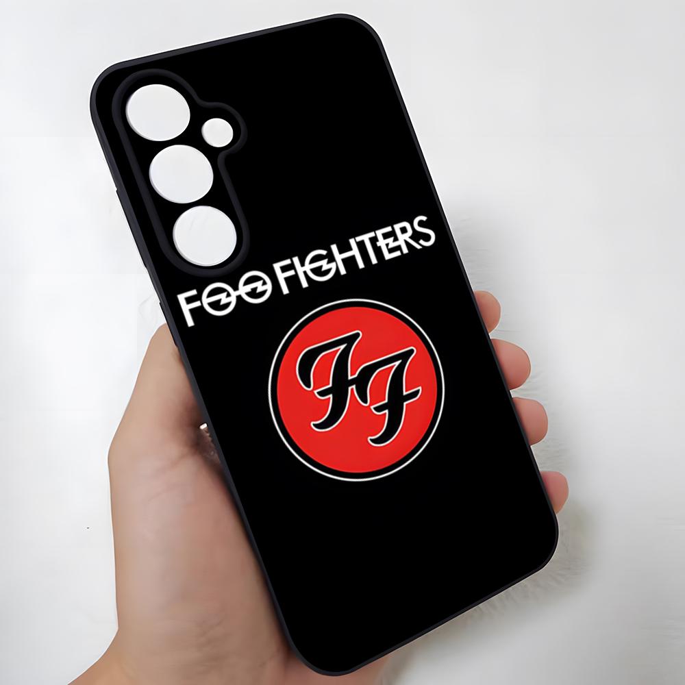 Foo Fighters Band Phone Case For Samsung S26 Ultra S25 Edge Ultra S23 S22 S21 S20 Ultra Plus S24 Fe Glass Cover