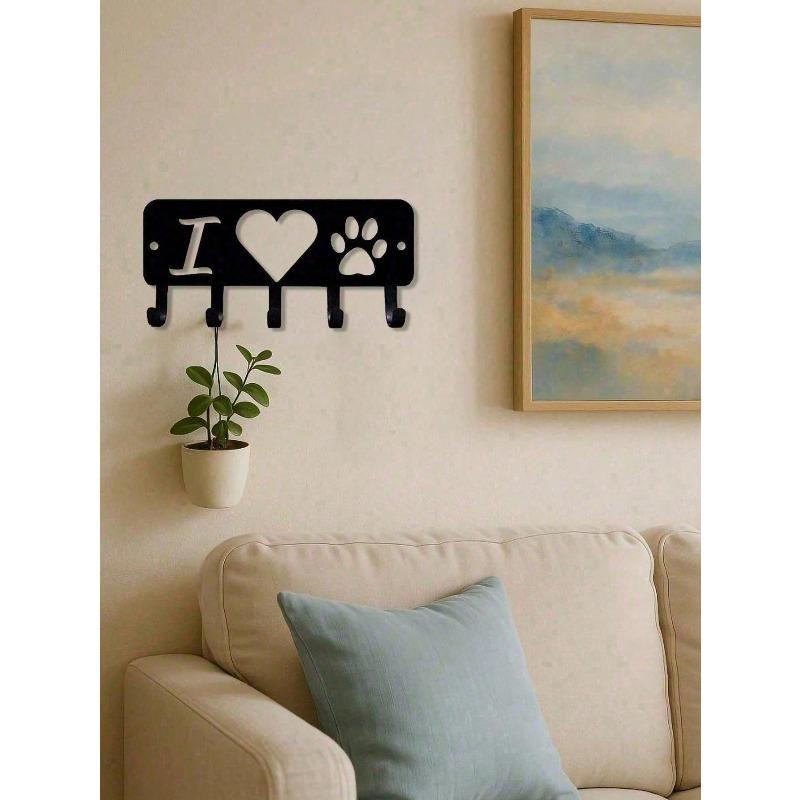 Heavy Duty Industrial Wall Hooks Set Black Metal Coat Rack Space Saving Rustic Decor Gift