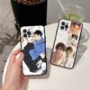 Backlight Bl Anime Phone Case For Iphone 16 15 17 13 14 12 11 Pro Max Plus Black Shell Cover Case