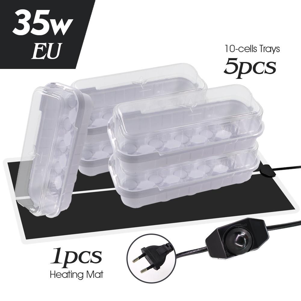 14/35W Plăcuță de Încălzire Plante Încălzitor Covoraș Termic Tăvi Răsaduri Pepinieră Cutie Germinare Seră Ștecher US/EU/UK/AU Control Temperatură