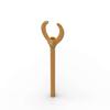 Non-Toxic Moc 10Pcs 93252 Utensil Staff With Forked End Building Blocks 30153 Diamond Crystal Stone Bricks Particle Diy Toys Children Gift
