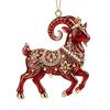 Acrylic Goat Hanging Ornament 2D Flat Christmas Tree Ornament  Shop Window Display