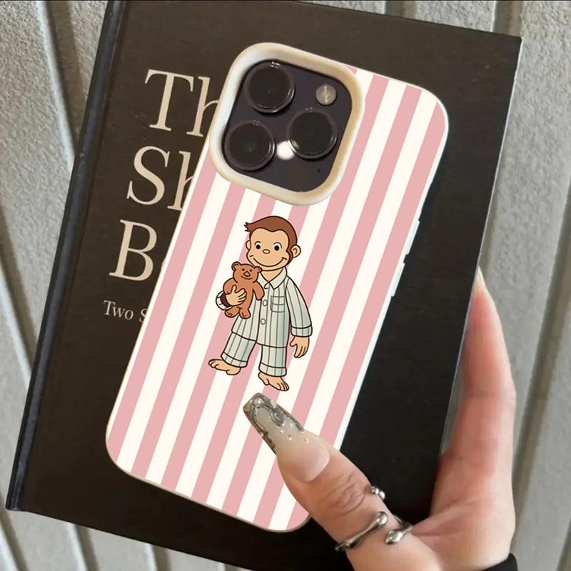 

Cute Monkey Brushing Teeth Pattern Phone Case for Xiaomi Redmi Note 14 13 12 11 Pro Plus 4G 5G 10 9 8 15C 14C 13 12C 10C Cover Redmi Note 13 Pro 5G