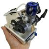 15 Level Metal Methanol Engine Model 12V Miniature Hand Operated Starter Generator Cooling Fan Modified Engine Model Set