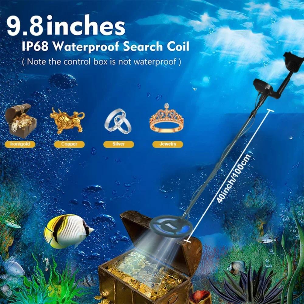 Underground Metal Detector MD-830 Professional Depth 1m High Sensitivity Gold Detector accurate locating treasure hunter scanner