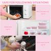 Collapsible Food Storage Containers Foldable Silicone Lunch Containers with Lids Rectangle Collapsible Bowls Round Food Bowls 2