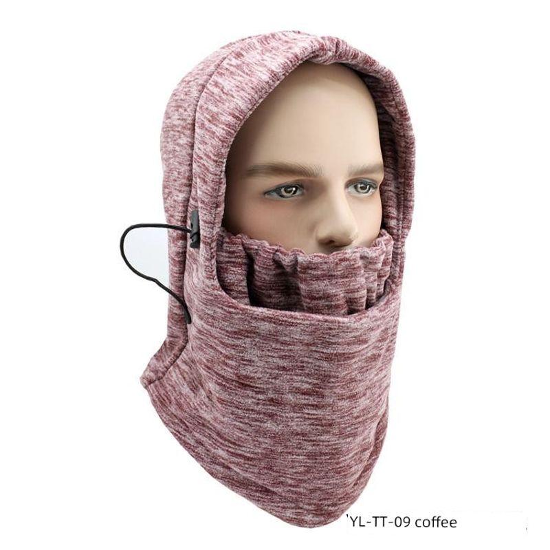 

Маска Спортивная Защита от Холода Лыжная Ветрозащитная Теплая Шапка Лицо Зимняя Катионная Маска Велоспорт. Комплекты защиты головы Мотоцикл YL-TT-09 coffee One size