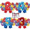 Le Cirque Incroyable Numérique Chiffres 1-9 Ballons Enfants Kawaii Décoration d'Anniversaire Baby Shower Fête Révélation de Genre Fournitures Cadeau Nouveau