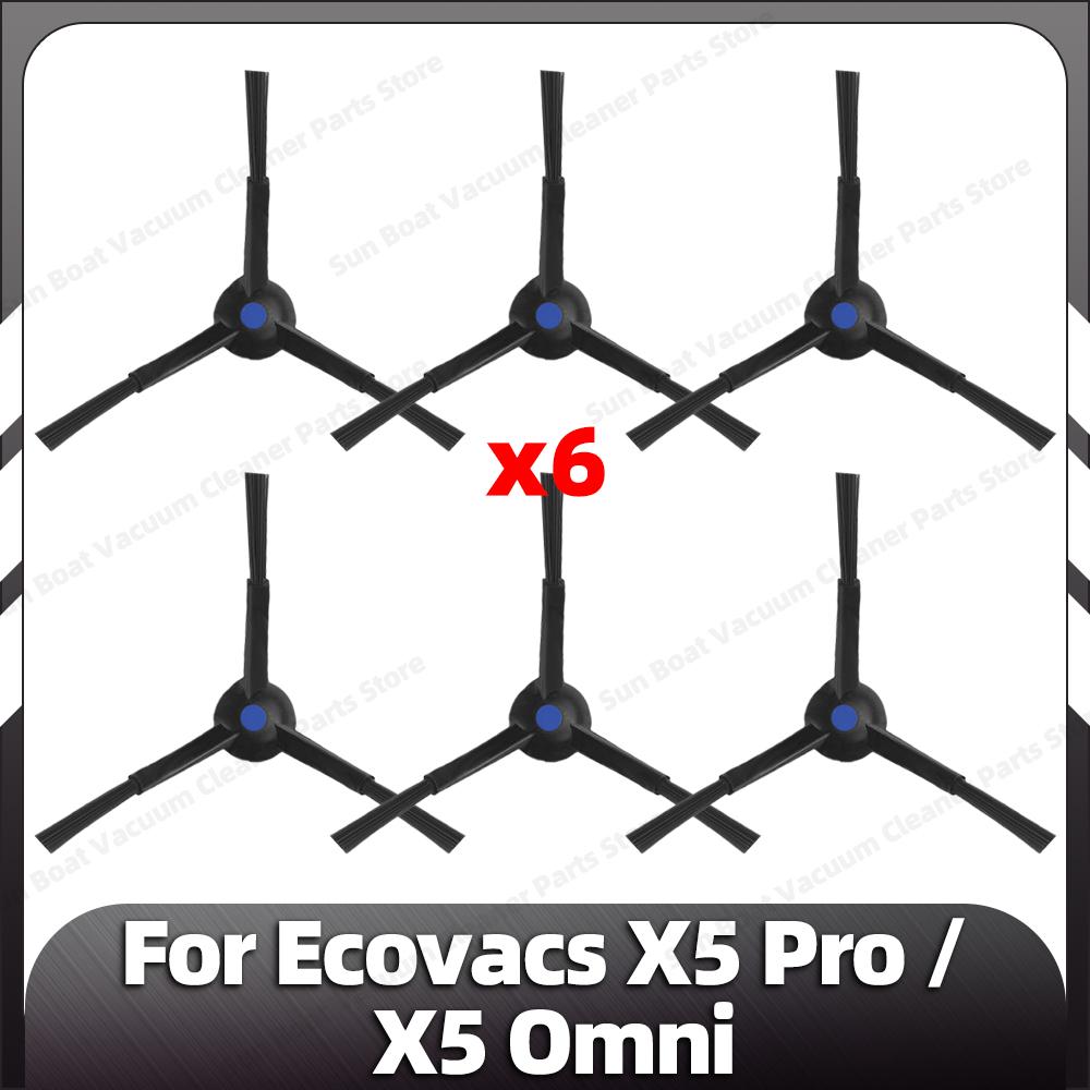 Compatible for Ecovacs X5 Pro / X5 Omni Replacement Main Side Brush HEPA Filter Mop Pads Dust Bags Spare Parts Accessories