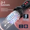 Male Automatic Masturbation Cup 9 Rotating Thrust Pocket Pussy Stroker Penis Blowjob Masturbator Adult Sex Machine Toys for Men