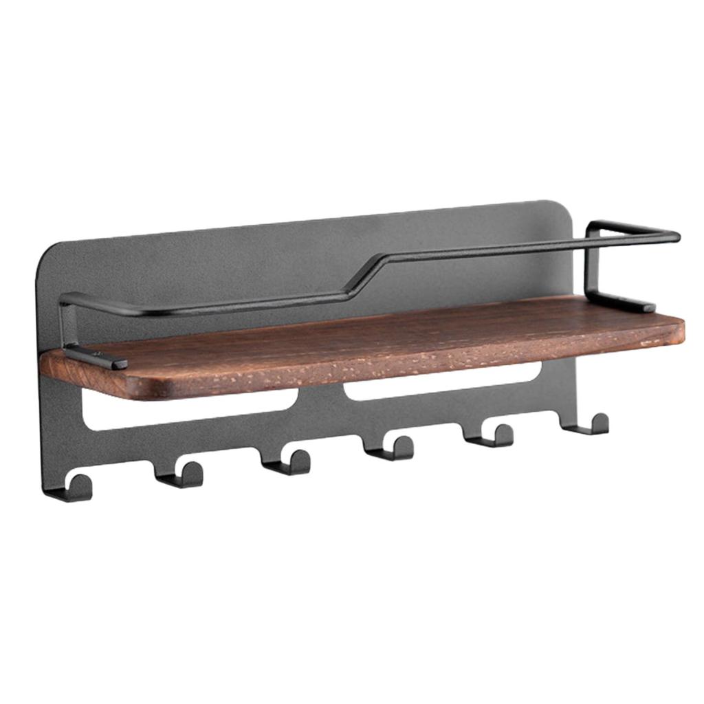 Fridge Side Rack with Hook Rack Hanging Basket for Kitchen Balcony Cabinet