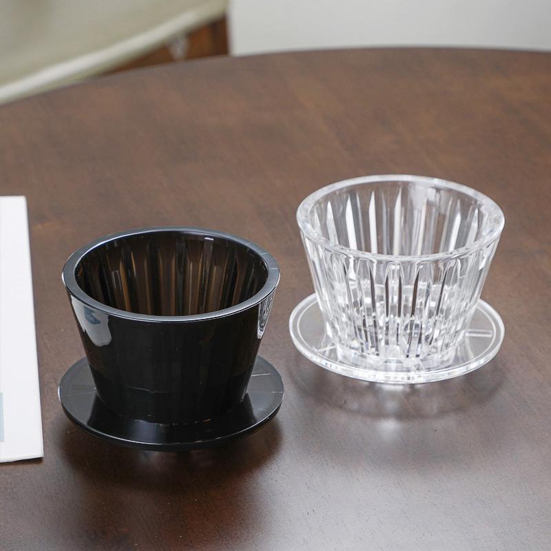Wave Coffee Dripper  Eye Pour Over Coffee Funnel Filter Cups Coffee Maker Flat Bottom Increase Uniformity