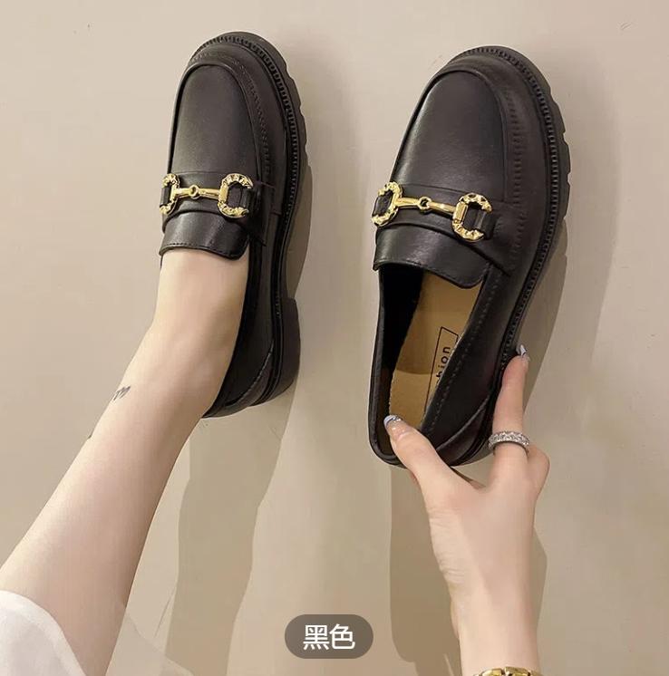 Fashion Women Loafers Platform Thick Sole British Style Lolita Low Heels Mary Jane Shoes White Jk Uniform Shoes Woman Casual Single Shoe
