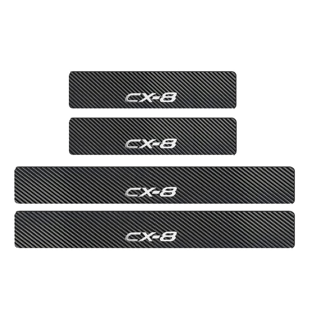 

[Последняя модель BOYOUS] Mazda CX-8 серии KG эксклюзивная накладка на порог из кожи под карбон/подножка с логотипом из золотой фольги горячего прессования, детали интерьера автомобиля с царапинами