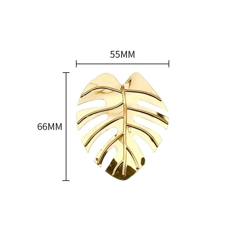 1 Pcs Fashion Solid Color Napkin Rings Set Leaves Napkin Ring Holders Decorative Napkin Buckle Wedding Party Dinner Table Decor