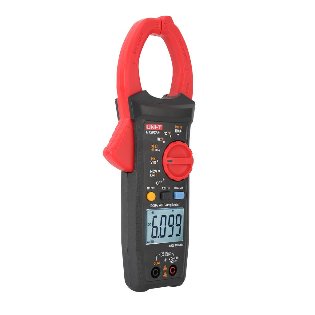 UNI-T UT206A+ Clamp Meter Digital Clamp Type Multimeter Universal Meter Autoranging Clampmeter 6099