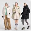 Qianrengang Women's Mid-Length Hooded Down Jacket Y309099Y