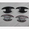 ABS Carbon Car Accessories Plated Door Handle Bowl Cover Trim Paste Style For Toyota Prius Prius30 Xw30 2010 2011 2012 2013 2015