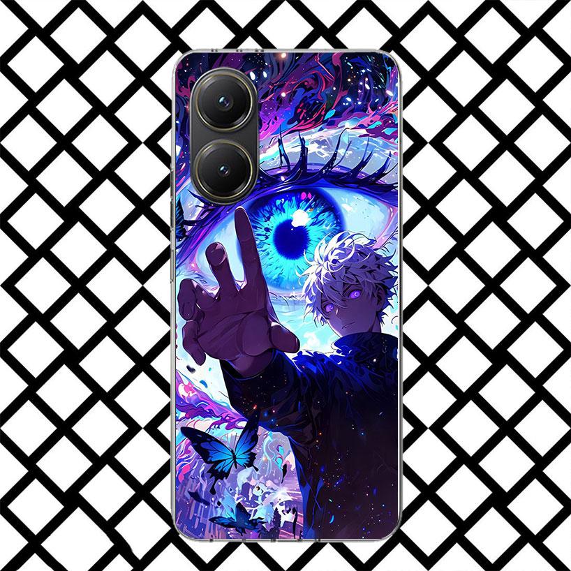 Kaisen J-Jujutsu Gojo Satoru Phone Case for Xiaomi Poco F7 Ultra X7 X6 X5 Pro X4 Gt M8 M7 Redmi 15 15C 13 13C 12 12C Soft Cover