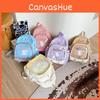 Versatile And Charming Canvas Backpack With Cute Bunny Design For Young Children