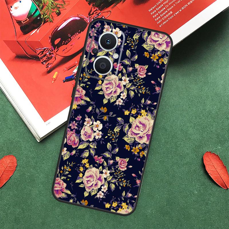 

Red Roses Floral Case For OPPO Reno 14F 13F 12F 11F 12 13 14 10 Pro 7 8 Lite OPPO Find X5 X6 X8 X9 Pro Cover OPPO Reno8 T 4G
