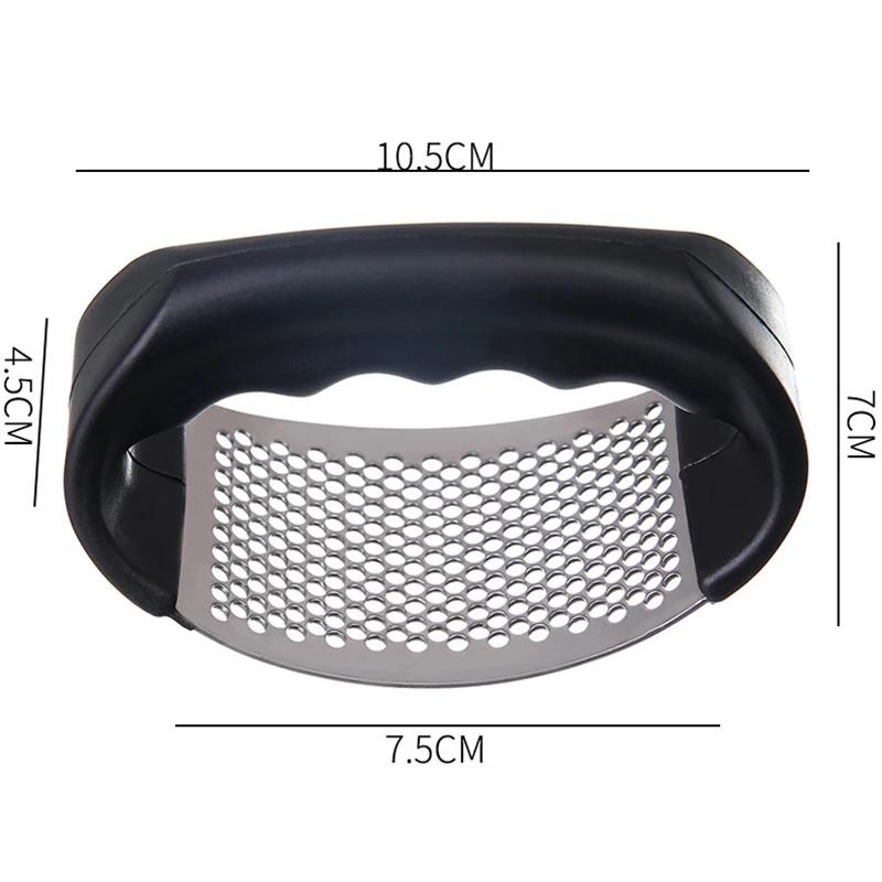 Garlic Press Stainless Steel Manual Garlic Mincer Portability Kitchen Small Tool Accessories Ginger Crusher Squeezer VIE LENTE