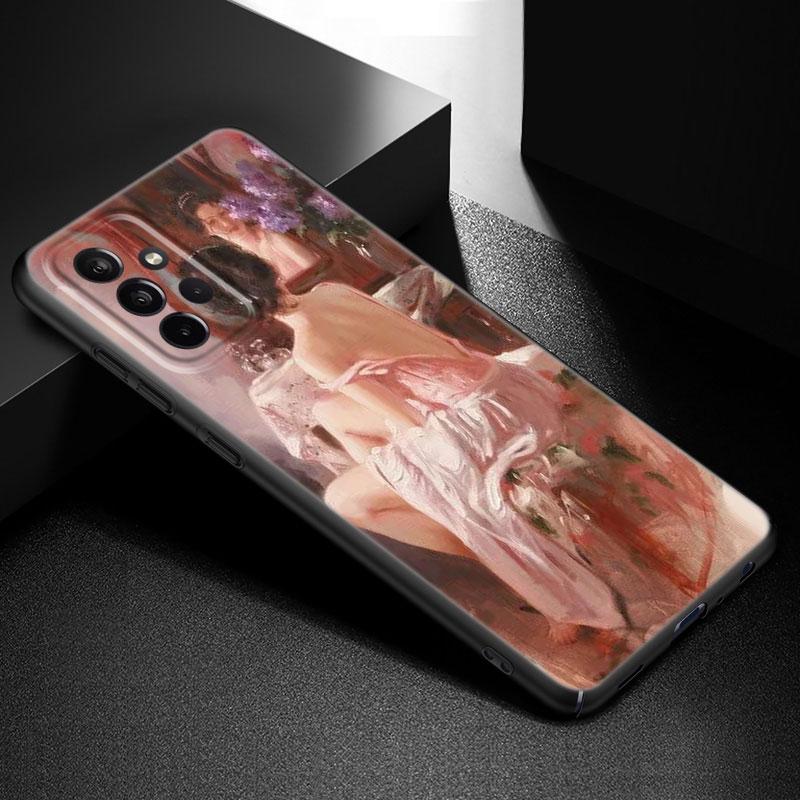 Renaissance Art Painting Phone Case For Samsung Galaxy A21 A30 A50 A52 S A13 A22 A32 A33 A53 A73 5G A11 A12 A31 A51 A70 A71 A72