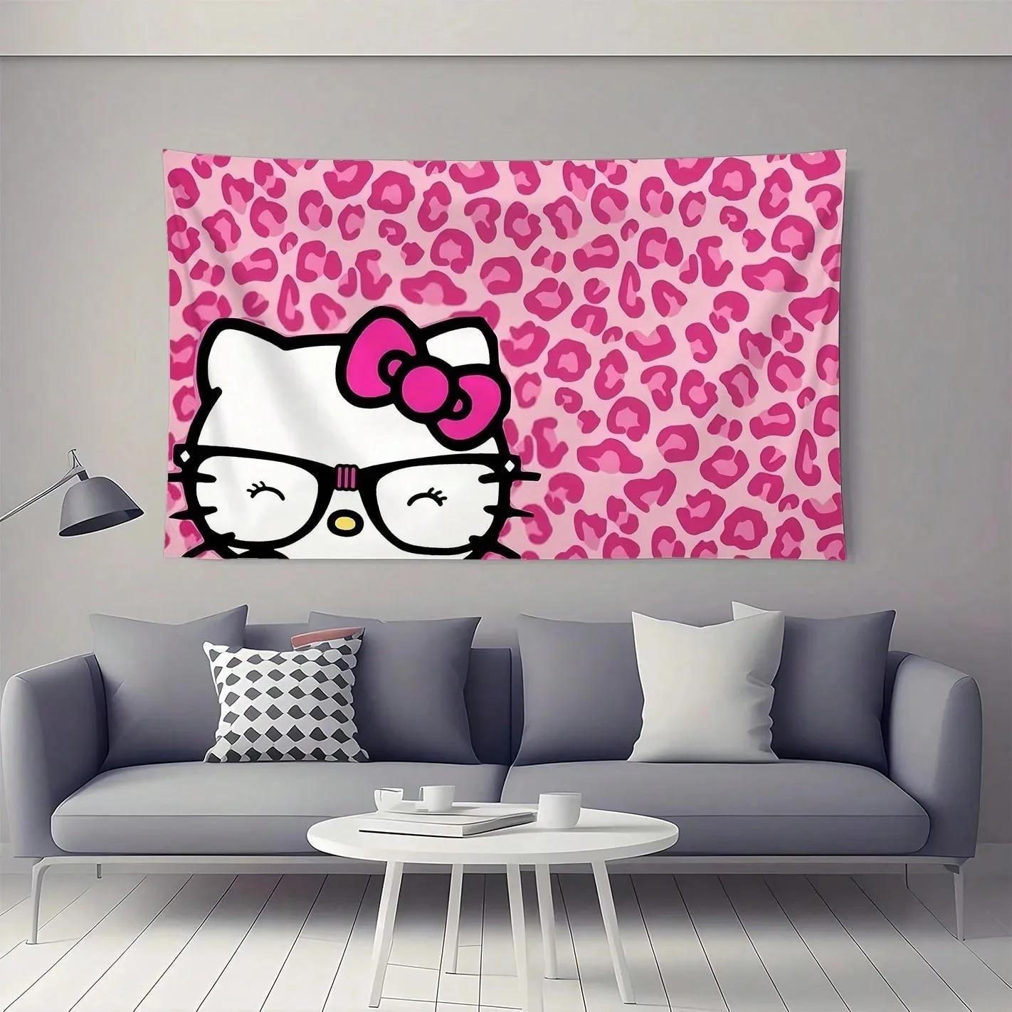 

Тканый гобелен с мультяшным персонажем Pochacco для автомобиля Kawaii Sanrio Милый синий настенный подвес для детской спальни комнаты в общежитии 74x94cm(29x37in)