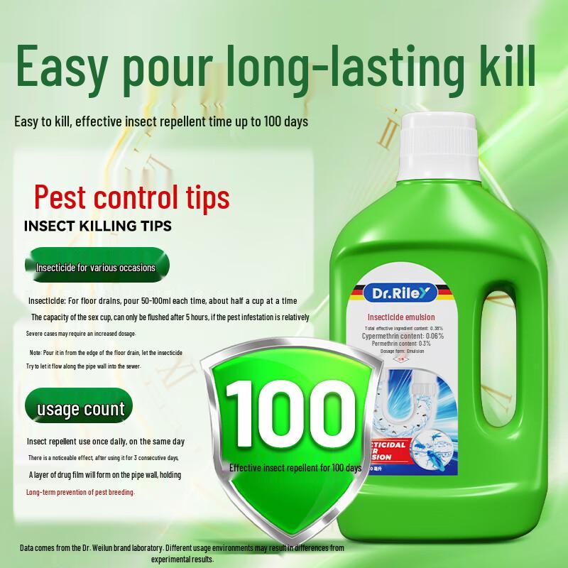 DR.RILEY Drain & Pipe Insect Killer