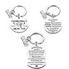 Graduation Season Round Tag Stainless Steel Keychain Durable Dog Tag Design Fashion Backpack Pendant Practical Commemorative Gift for Graduation