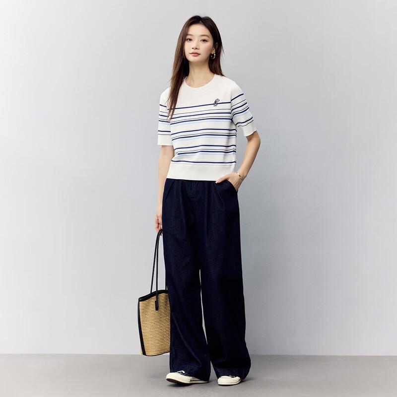 Inman Women's Striped Ice Cool Knit Top