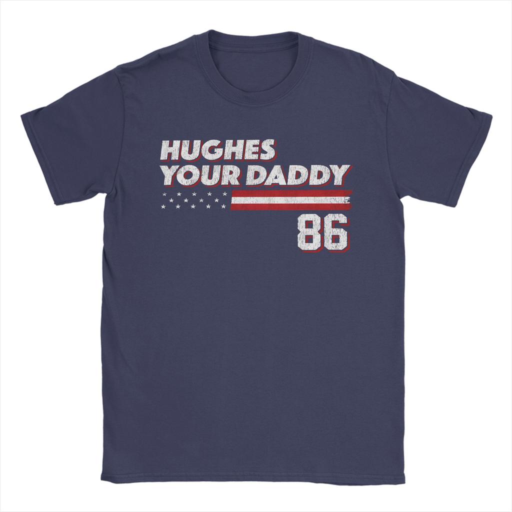 Graphic Printing Jack Hughes Hughes your Daddy T Shirt For Unisex  100 Cotton Tshirts Short Sleeve Clothing