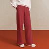 FILA Original Classic Minimalist Fashion Retro Versatile Comfortable Loose Casual Pants Women bottoms Red F51W619601FRD