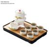 Qingshan Chinese Rough Pottery Semi-Automatic Tea Set