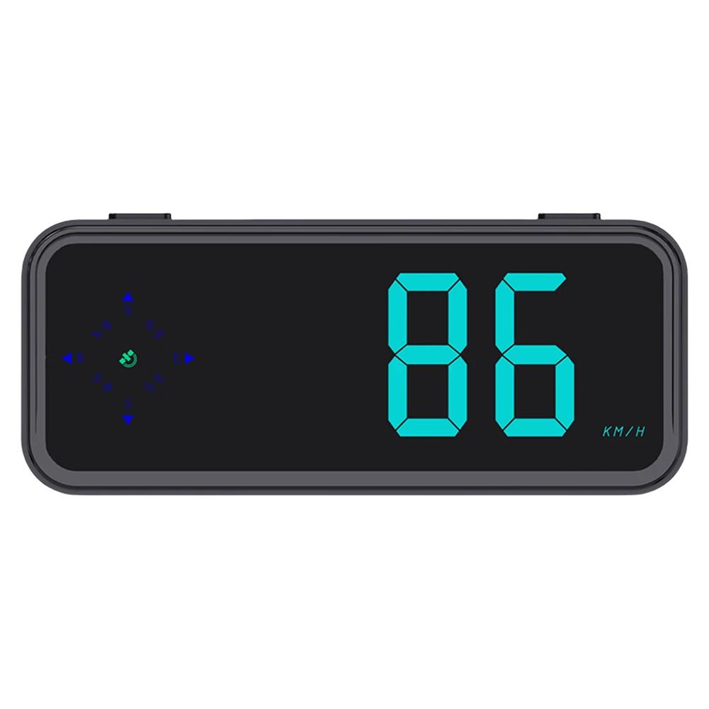 HUD GPS GPS Digital Speedometer with Compass Car Head-up Display Windshield Big Font Projector Display Universal Digital Car HUD