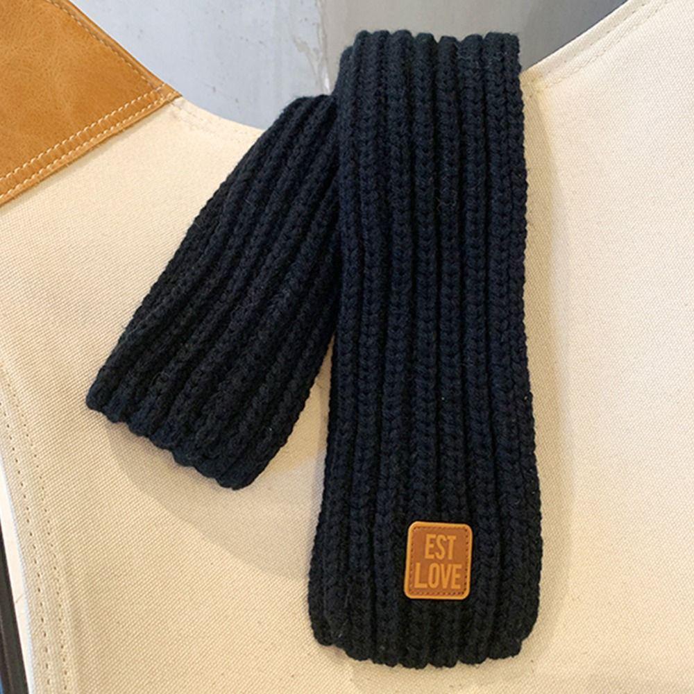 Windproof Autumn Winter Knitting Thermal Scarf Outdoor Scarf Apparel Accessories Kids Scarf