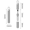 Mini Cleaning Brush & Nail File Zinc Alloy Nail Grooming  Mobile Phone Earbuds