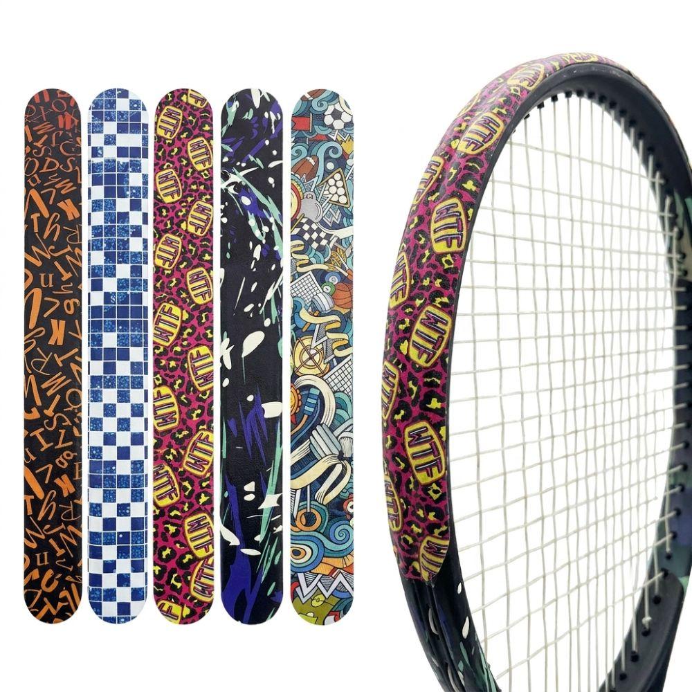 High Elastic Tennis Racket Edge Sticker Tennis Racket Frame Protective Tape Tennis Court