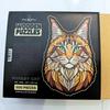 Large XXL Forest Cat Wooden Puzzle | Puzzle Gift For Adults