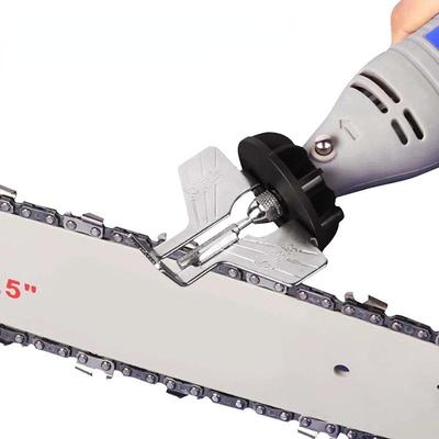 Kettensägen-Schärfset, Rotationsschärfer, Werkzeugkette, Maschinenkopf, Sägeketten, Blattführung, Bohreradapter, elektrischer Schleifer, Polieraufsatz-Set