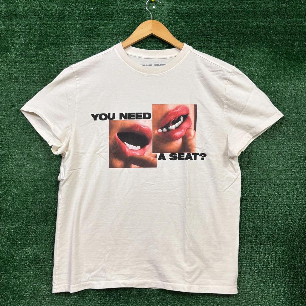 Billie Eilish You Need A Seat I'll Volunteer Hit Me Hard and Soft T-shirt M