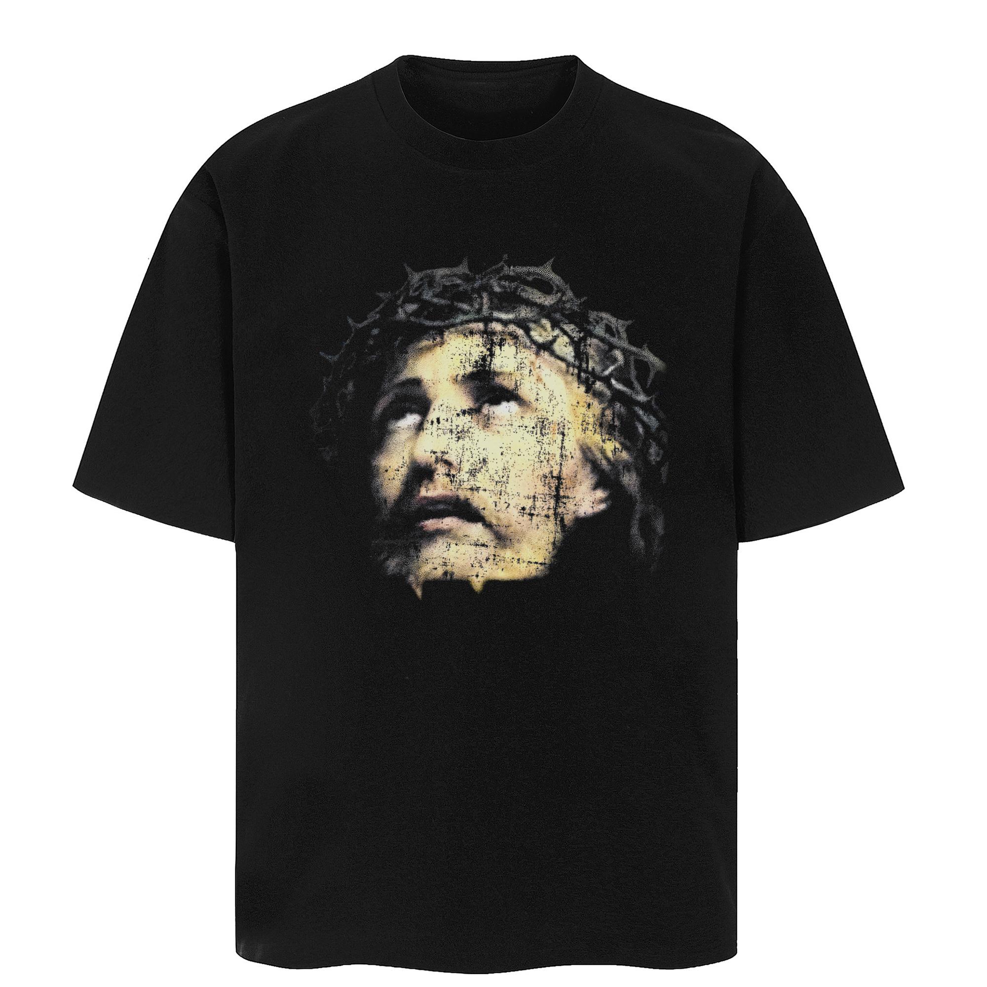 

Вуличний одяг. Футболка зі смішним малюнком. Бавовняна чорна футболка. Топи унісекс. Літня футболка з короткими рукавами. S чорний