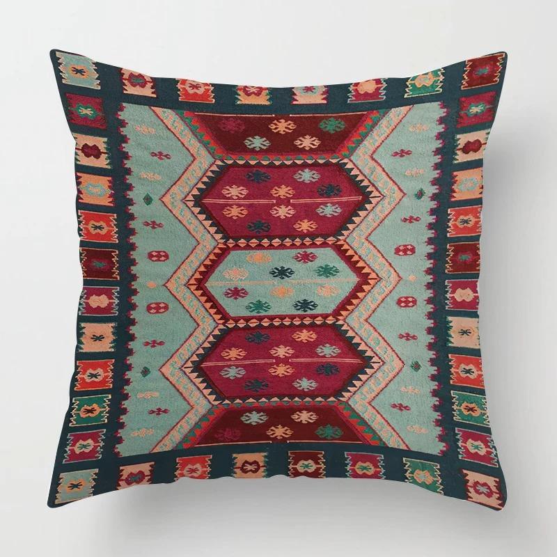 Living Room Sofa Cushion Cover Fashion Decorative Persian Carpet Pattern Pillow Cover Pillow Cover Home Decor