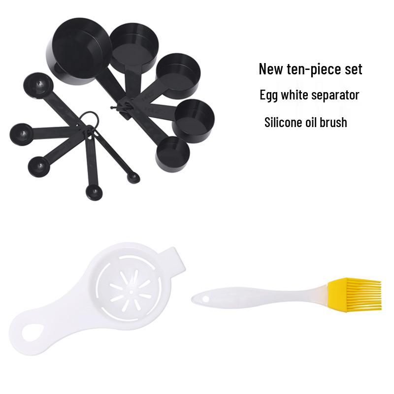 Baking Measuring Cup & Spoon Set: Kitchen Gram & Scale Spoons, Plastic Measuring Tools