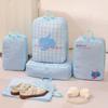 4Pcs Dustproof Compressed Travel Clothes Bag Large Capacity Luggage Suitcase Organizer  for Home
